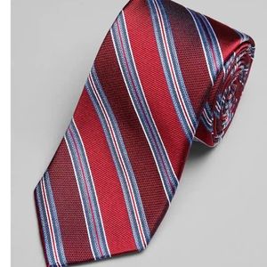 Traveler Red Striped Tie